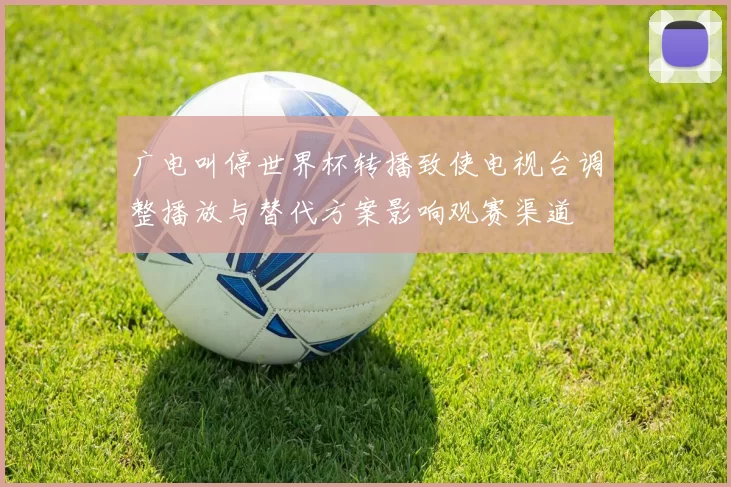 广电叫停世界杯转播致使电视台调整播放与替代方案影响观赛渠道